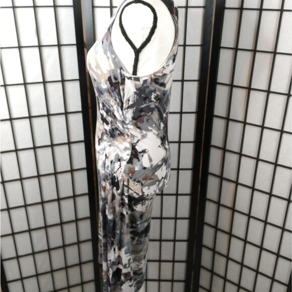 Daisy Fuentes Sleeveless Abstract Tank Dress Gray Size M - Picture 5 of 13